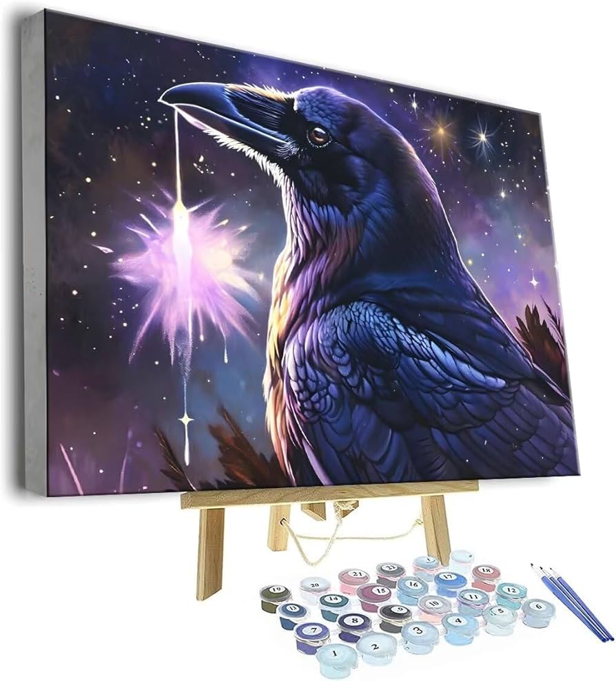 Amazon.co.jp: 数字でペイントキャンバスにアクリル絵の具を描く